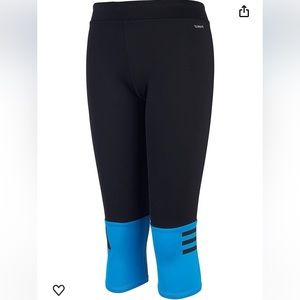 Adidas youth large (14) Climalite crop pants